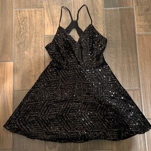 Lulu’s Sequin Skater Dress